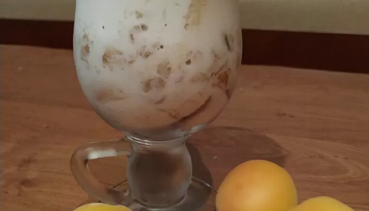 Каша с желе (ленивая овсянка)