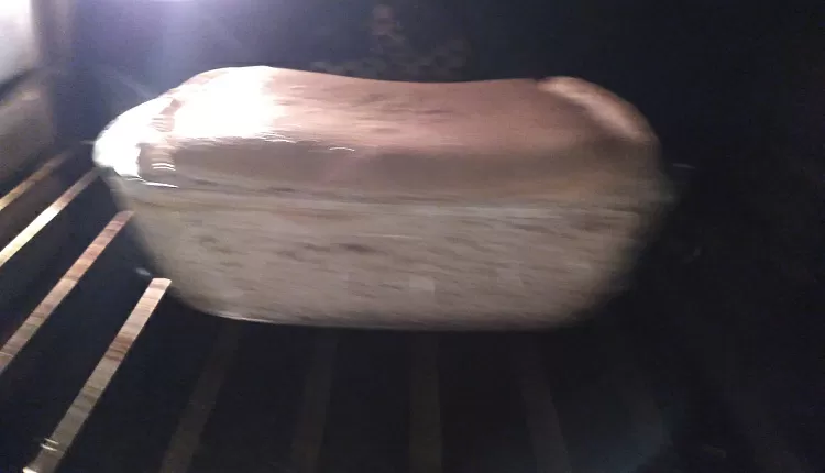 Запеканка по деревенски с изюмом 