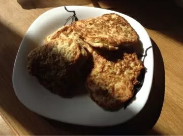 Оладушки летние из кабачков 