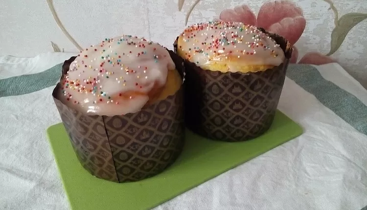 Творожный пасхальный кулич