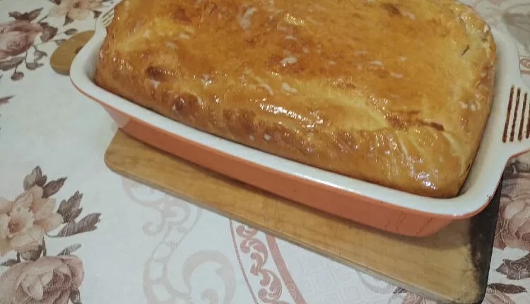 Пирог  с капустой и картошкой 