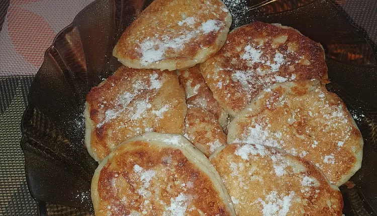 Оладьи творожные