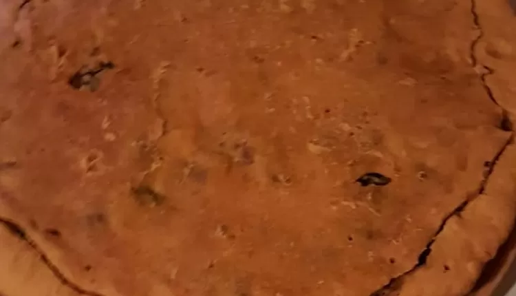 Пирог с картофелем и грибами