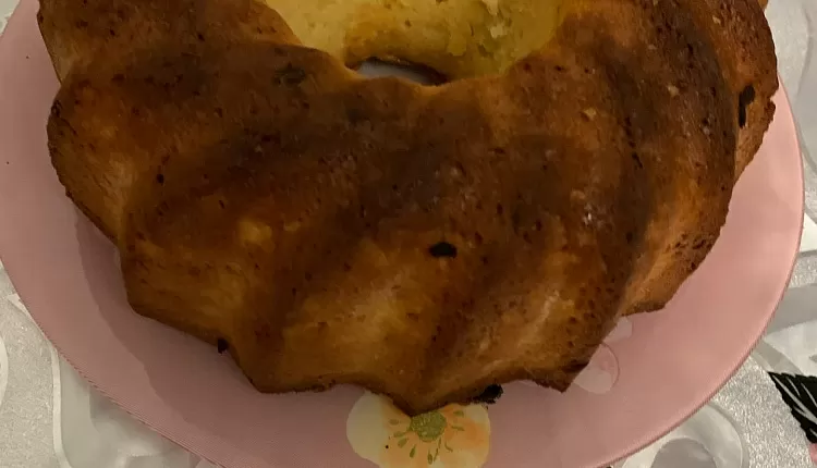 Апельсиново-миндальный кекс