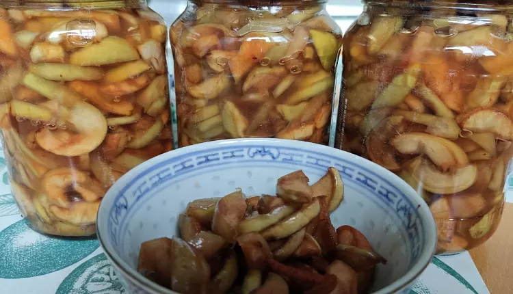 Варенье яблочное дольками