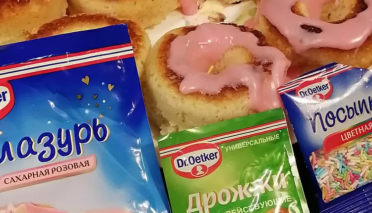 Пончики с глазурью