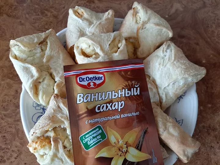 Слойки с творогом фото