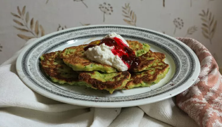Оладушки летние из кабачков 