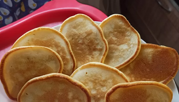 Оладушки на молоке с манкой 