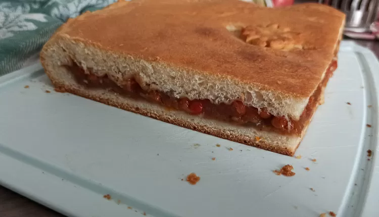 Пирог с калиной по-татарски