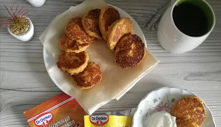 Яблочные оладушки