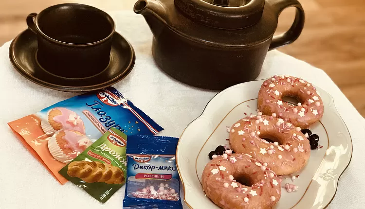 Пончики с глазурью