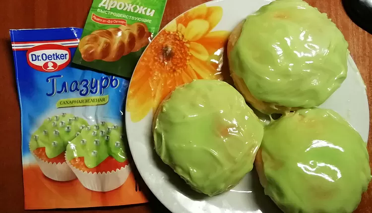 Пончики с глазурью
