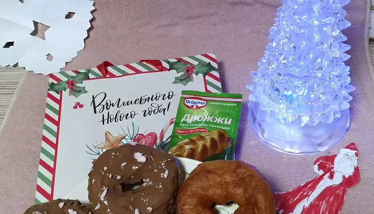 Пончики с глазурью