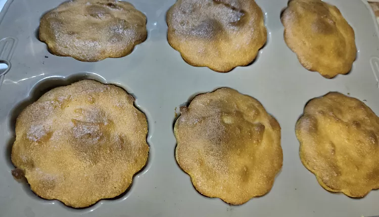 Кексики с шоколадной начинкой