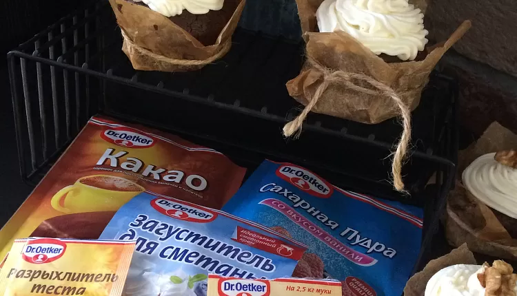 Шоколадные капкейки