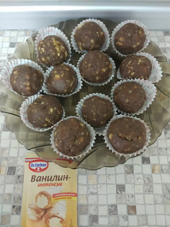 Пирожное "шоколадная колбаска"  фото