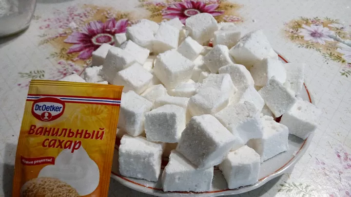 Ванильный маршмэллоу   фото рецепта