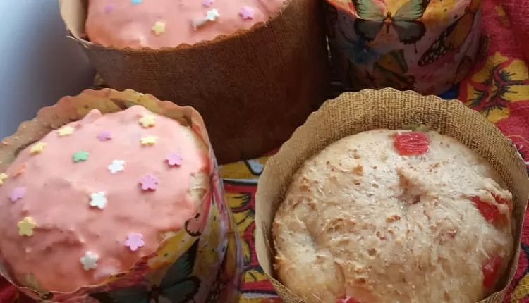 Творожный пасхальный кулич