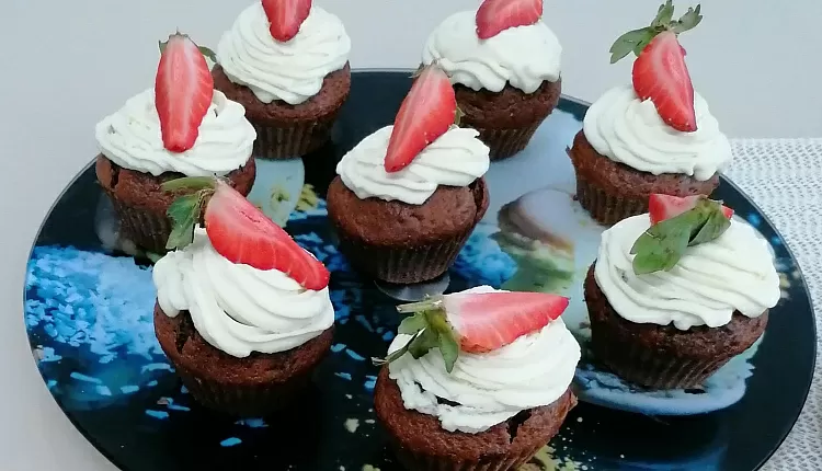 Шоколадные капкейки