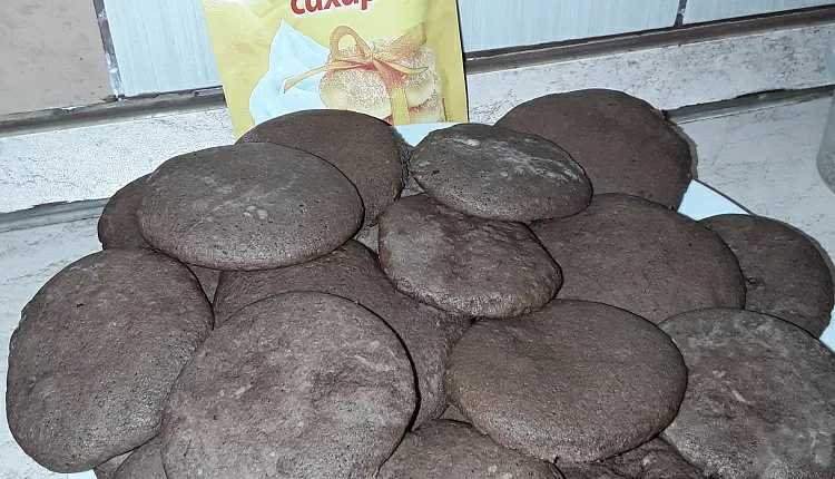 Шоколадное печенье на сгущенке 