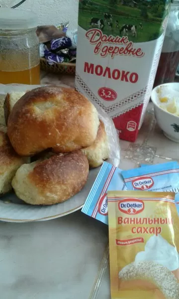 фото рецепта Домашние булочки Домашние булочки фото