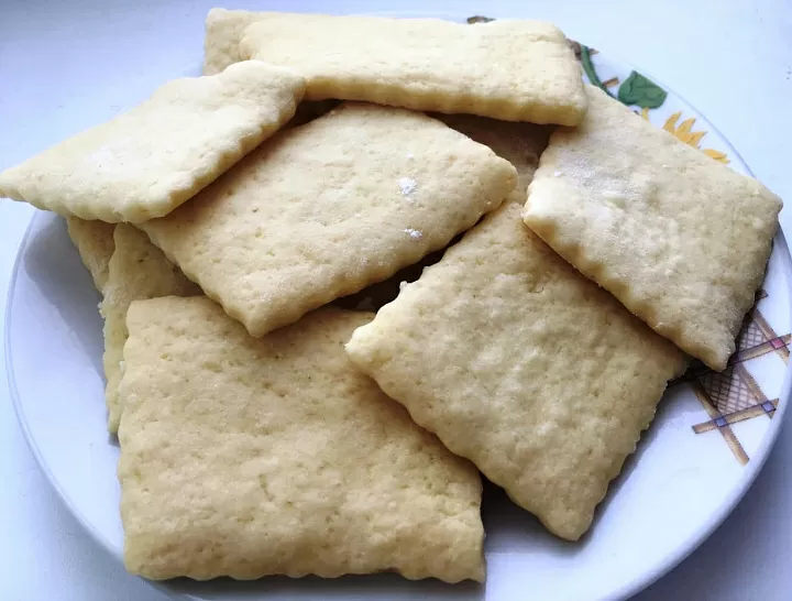 Молочные коржики фото