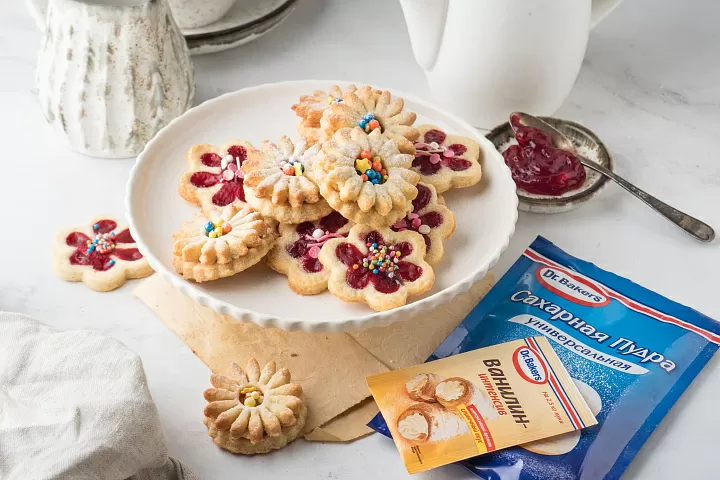 Печенье «Ромашки» фото