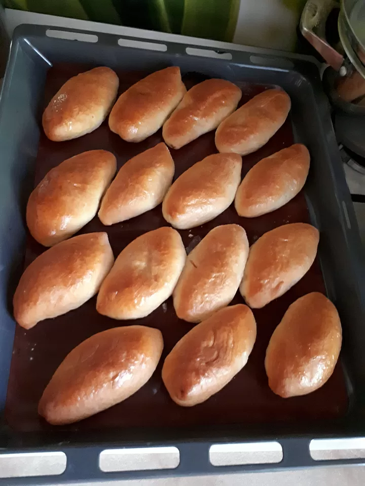 Пирожки с капустой на постном тесте фото рецепта