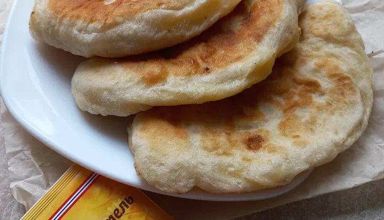 Пирожки с картошкой на сковороде