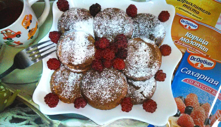 Яблочные оладушки