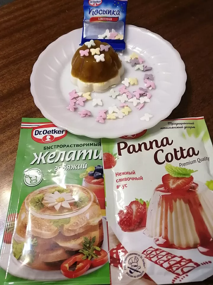 Десерт Персиковое Облако  фото