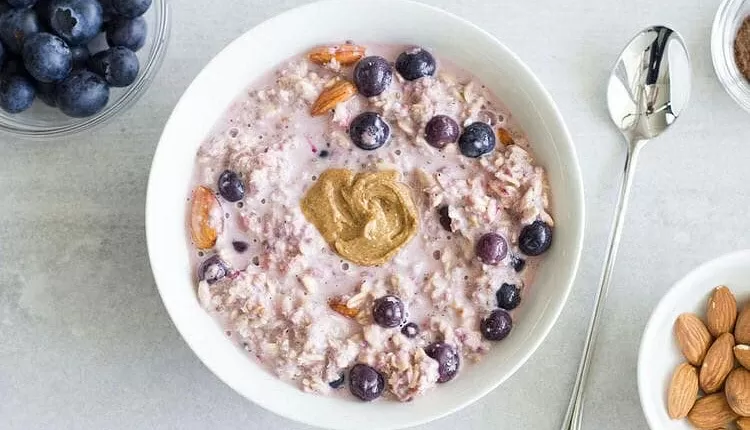 Каша с желе (ленивая овсянка)