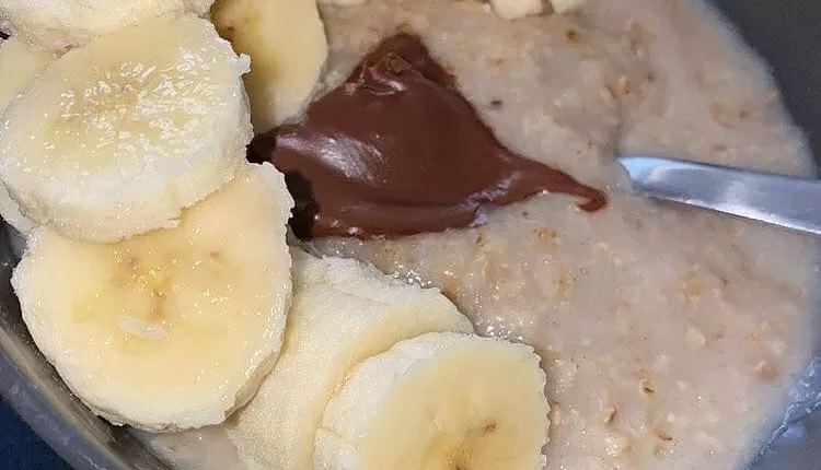 Каша с желе (ленивая овсянка)