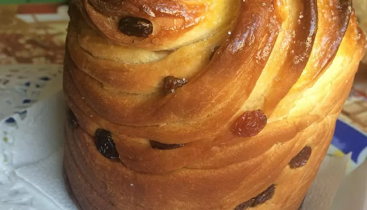 Пасхальный кулич с изюмом «Краффин»