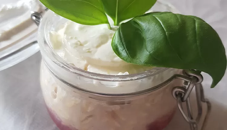 Каша с желе (ленивая овсянка)