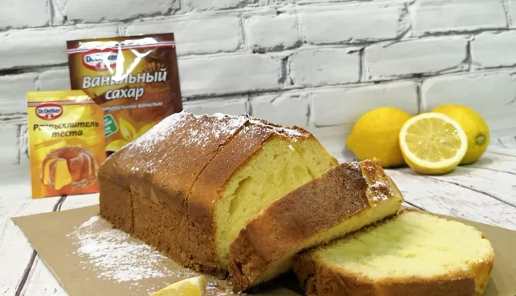 Лимонный кекс