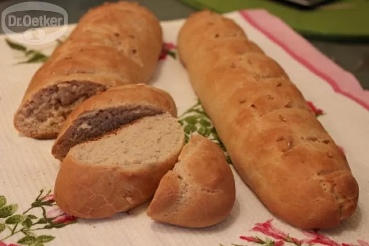 Багет из полбяной муки фото
