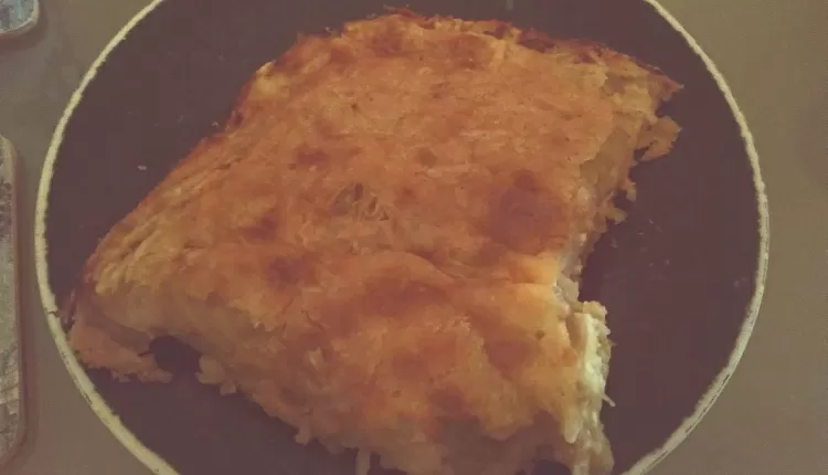 Насыпной яблочный пирог