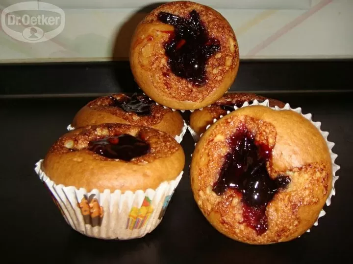 Маффины с джемом фото рецепта