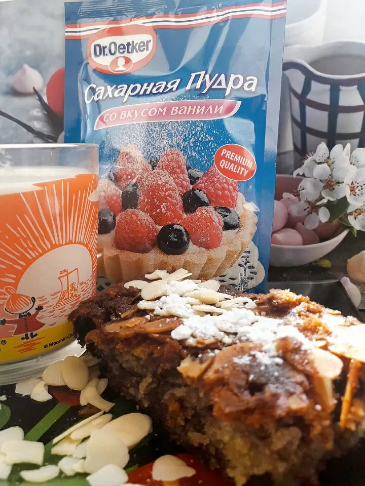 Ягодный кекс пудинг фото