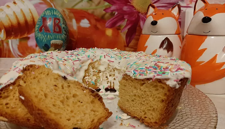 Пасхальный кулич на желтках