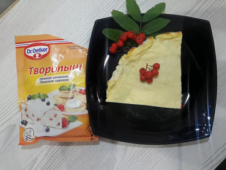 Творожный пирог с бананом и нектарином в мультиварке. фото рецепта