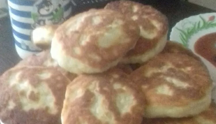Пышные оладьи с шоколадом 