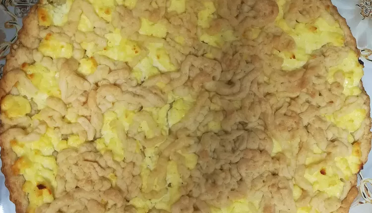 Песочный пирог с цедрой лимона