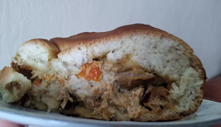 Пирог с мясом и грибами 