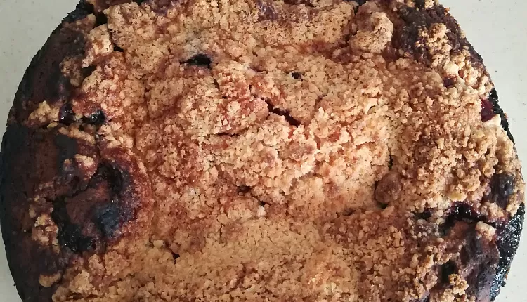 Сливовый пирог с корицей ﻿