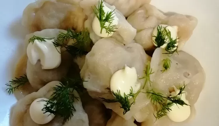 Пельмени в пароварке с рубленным мясом