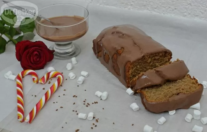 Кофейный кекс с соусом фото