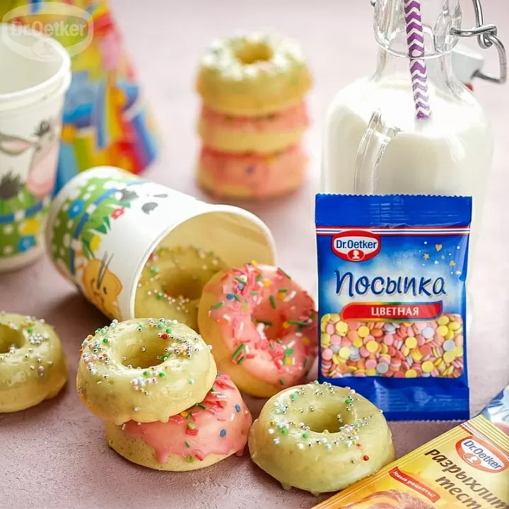 Творожные пончики фото